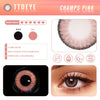 TTDeye Champs Pink 1-Day Color Lens | 10 Pcs
