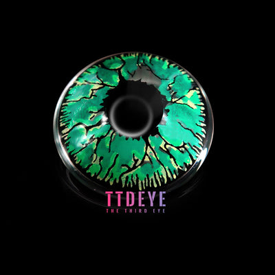 TTDeye Fissure Green Colored Contact Lenses