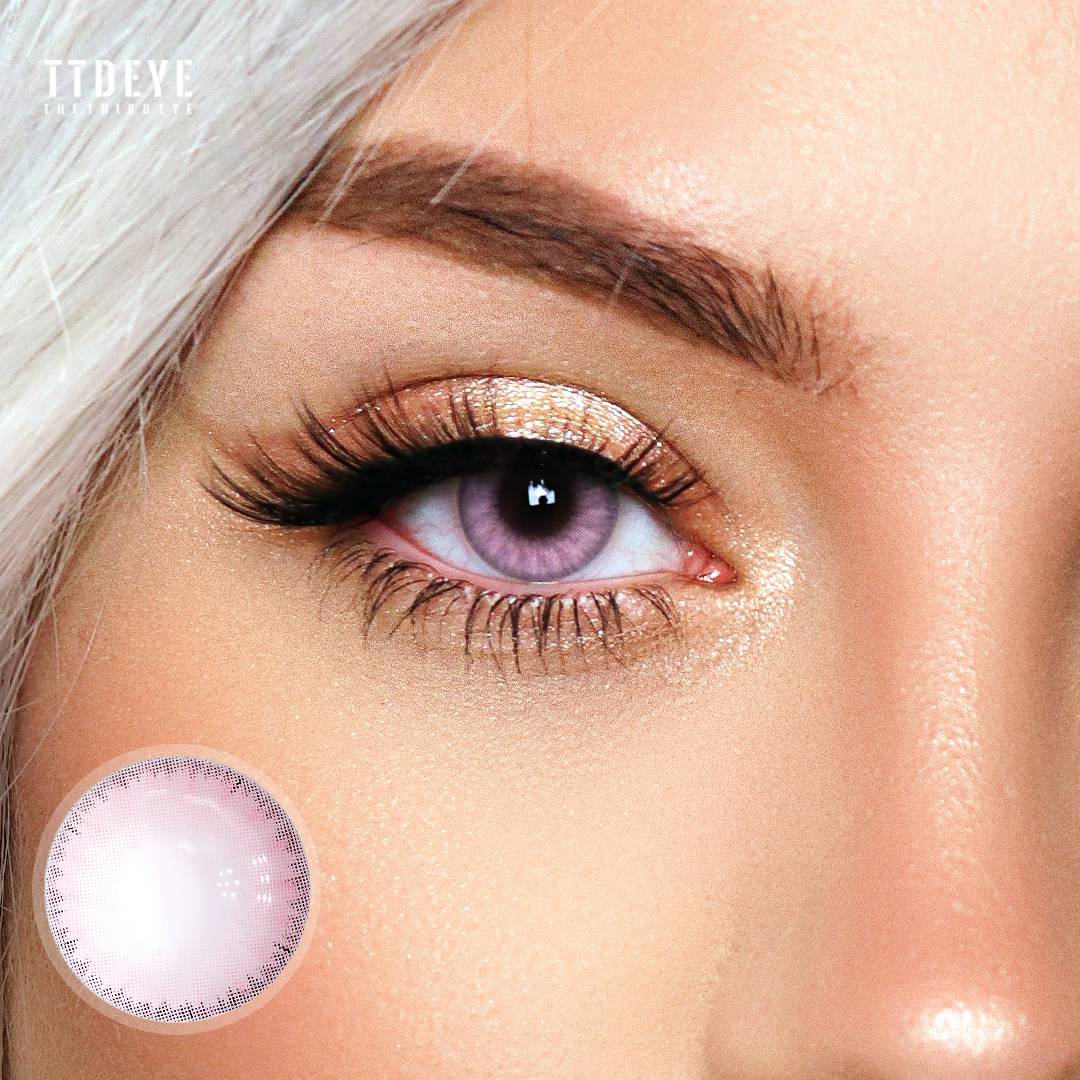 TTDeye Ice Pink Colored Contact Lenses