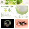 TTDeye Lemon Green Colored Contact Lenses