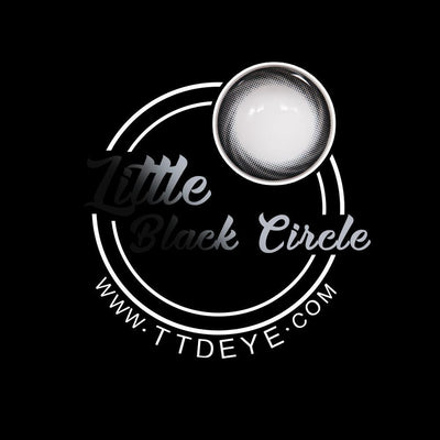 ttdeye little black circle colored contact lenses logo