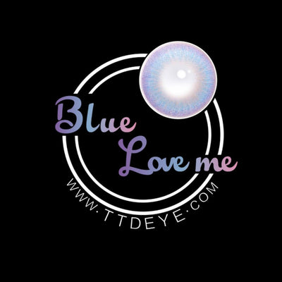 TTDeye Love Me Blue Colored Contact Lenses