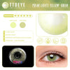 TTDeye Polar Lights Yellow-Green Colored Contact Lenses