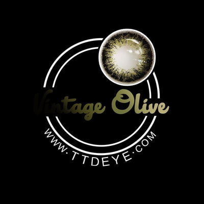 TTDeye Vintage Olive Colored Contact Lenses