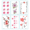 TTDeye Spring Blossoms 30 Piece Tattoo Stickers