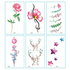 TTDeye Spring Blossoms 30 Piece Tattoo Stickers