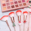 Christmas Makeup Brushes Set