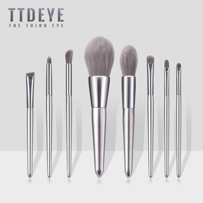 TTDeye Silverware 8 Piece Brush Set