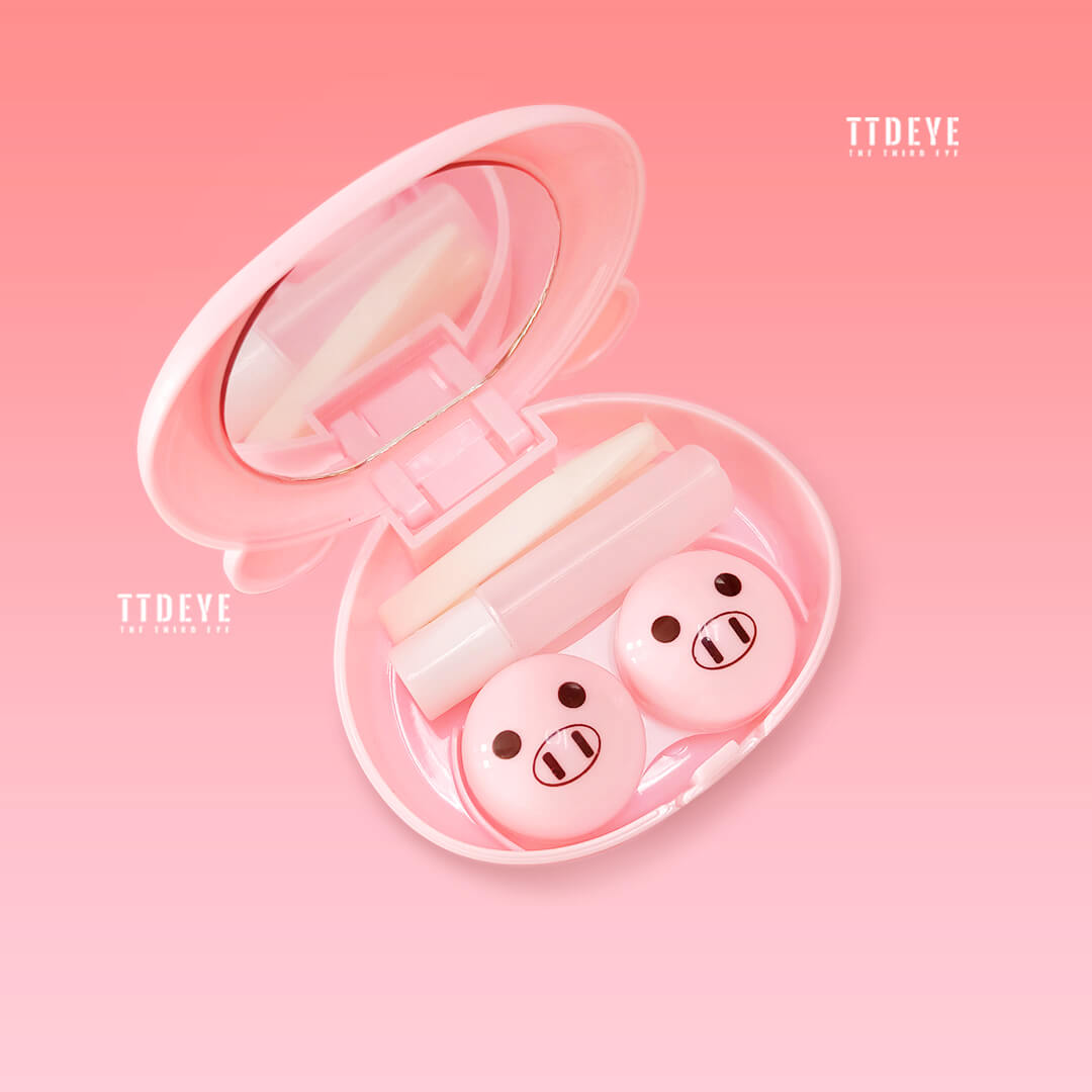 TTDeye Kawaii Pig Lens Case