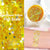 TTDeye Sunflower Yellow Fish Scale Glitter Gel