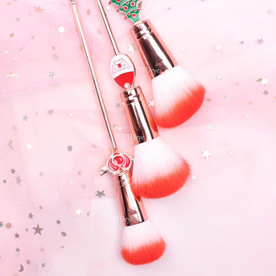 Christmas Makeup Brushes Set