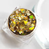 TTDeye Vintage Gold Loving Heart Glitter Gel