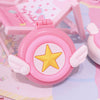 TTDeye Cardcaptor Sakura Wings Folding Cushion Brush