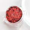 TTDeye Chili Red Falling Star Glitter Gel