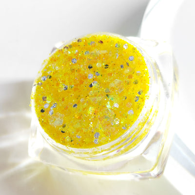 TTDeye Mermaid Yellow Fish Scale Glitter Gel