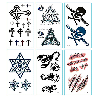 TTDeye Sanscrit 30 Piece Tattoo Stickers