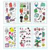 TTDeye Little Happiness 30 Piece Tattoo Stickers