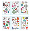 TTDeye Little Happiness 30 Piece Tattoo Stickers