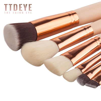 TTDeye Golden Age 8 Piece Brush Set