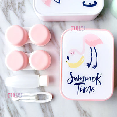 TTDeye Summer Flamingo 2-in-1 Lens Case