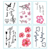 TTDeye Flourish 30 Piece Tattoo Stickers