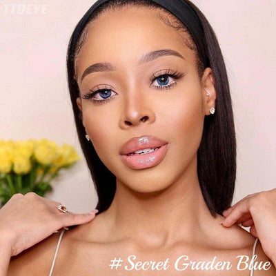 TTDeye Secret Garden Blue Colored Contact Lenses