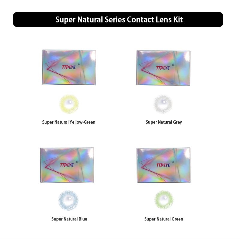 TTDeye Super Natural Series Contact Lens Kit