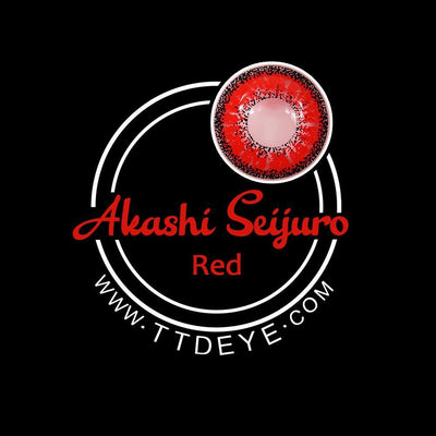 TTDeye Akashi Seijuro Red Colored Contact Lenses