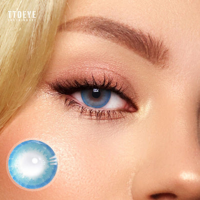 TTDeye Aquaman Blue Colored Contact Lenses