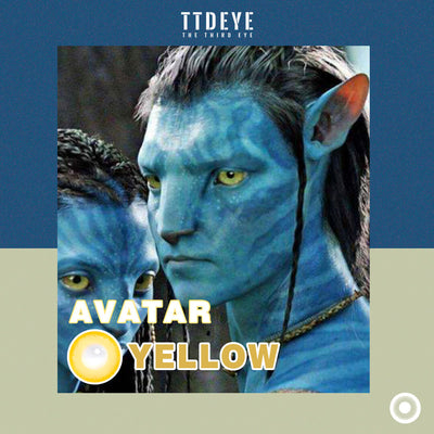 TTDeye Avatar Yellow Colored Contact Lenses