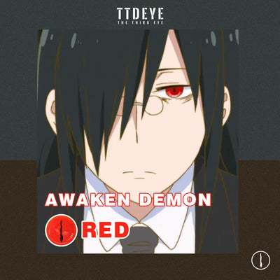 TTDeye Awaken Demon Red Colored Contact Lenses