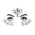Snow Queen Rhinestone Crystal Face Jewels