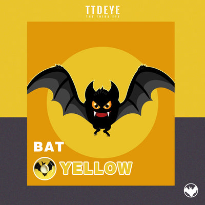 TTDeye Bat Yellow Colored Contact Lenses