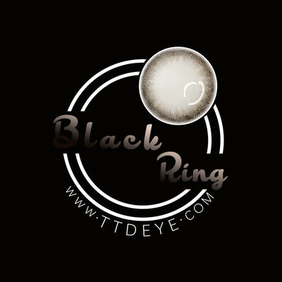 TTDeye Black Ring Colored Contact Lenses