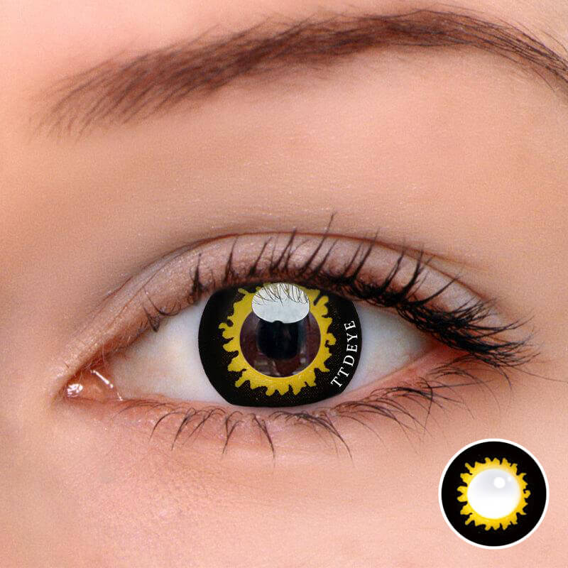 TTDeye Black Wolf Colored Contact Lenses
