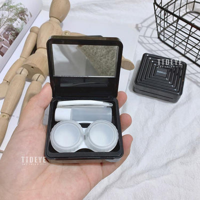 TTDeye Black 3D Geometry Lens Case