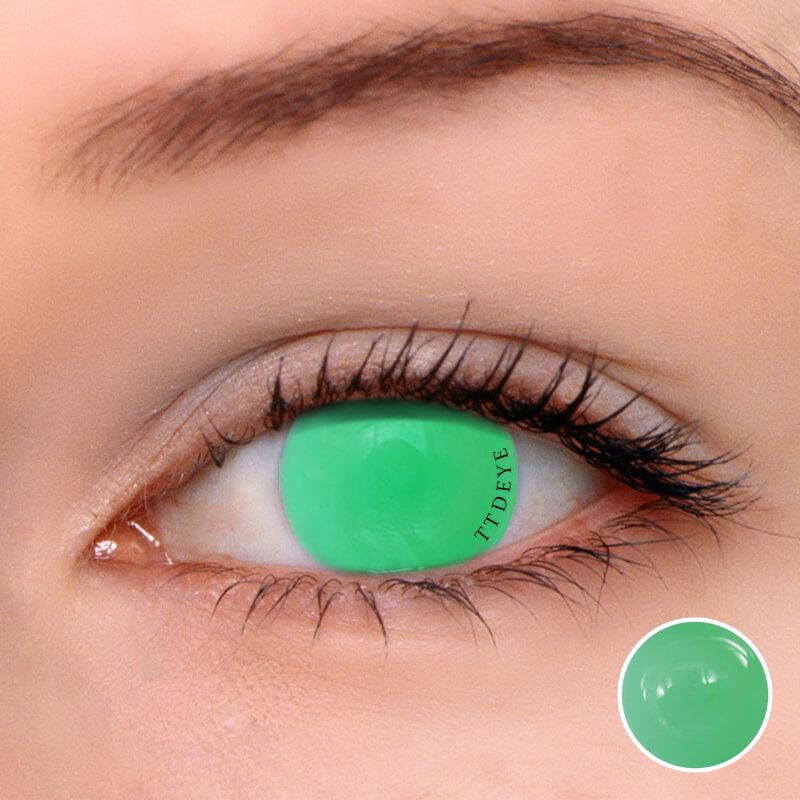 TTDeye Blind Green Colored Contact Lenses