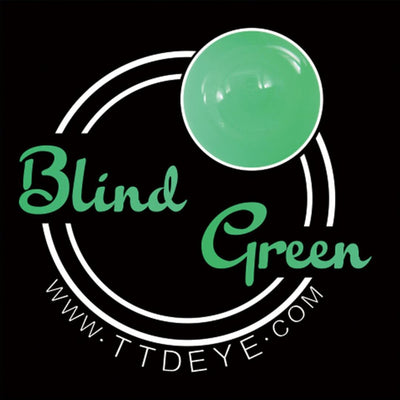 TTDeye Blind Green Colored Contact Lenses