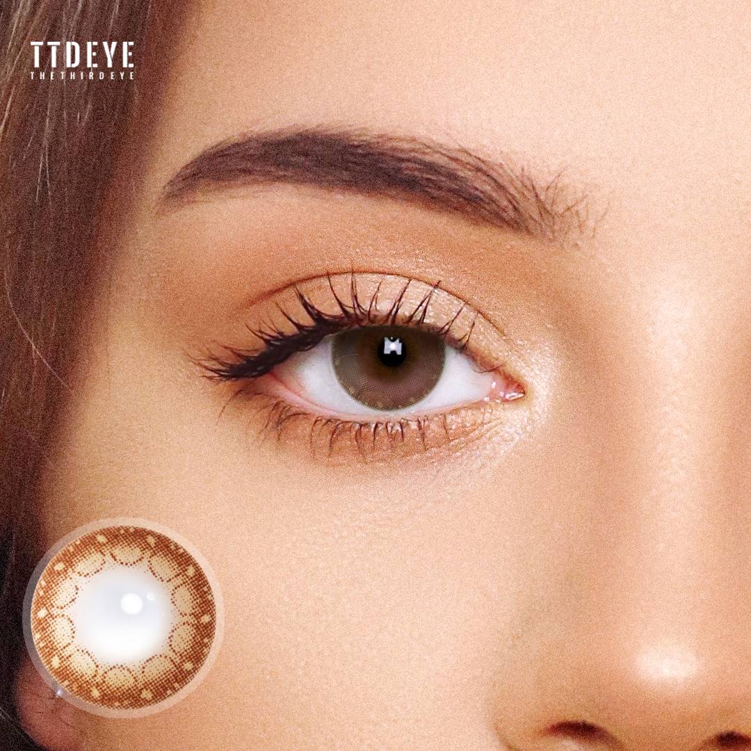 TTDeye Bubble Brown Colored Contact Lenses