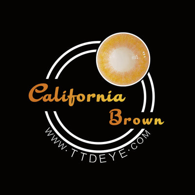 REAL x TTDeye California Brown Colored Contact Lenses