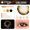 TTDeye Comet Brown Colored Contact Lenses