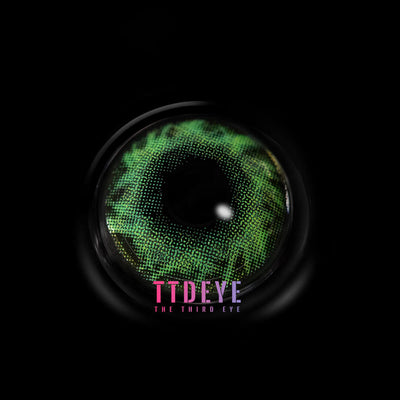 TTDeye Comet Green Colored Contact Lenses