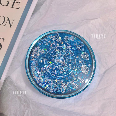 TTDeye 12 Constellations Flowing Sand Lens Case