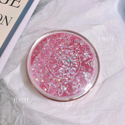 TTDeye 12 Constellations Flowing Sand Lens Case