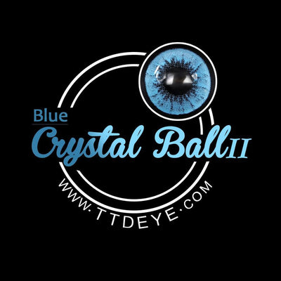 TTDeye Crystal Ball Blue II Colored Contact Lenses