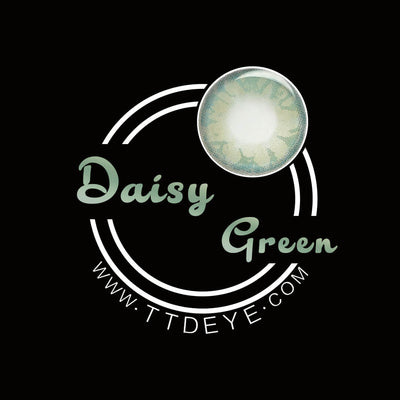TTDeye Daisy Green Colored Contact Lenses