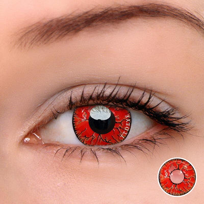 TTDeye Dangerous Ruby Colored Contact Lenses