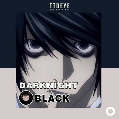 TTDeye Darknight Black Colored Contact Lenses