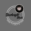 Darknight black colored contact lenses logo