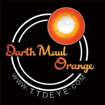 TTDeye Darth Maul Orange Colored Contact Lenses